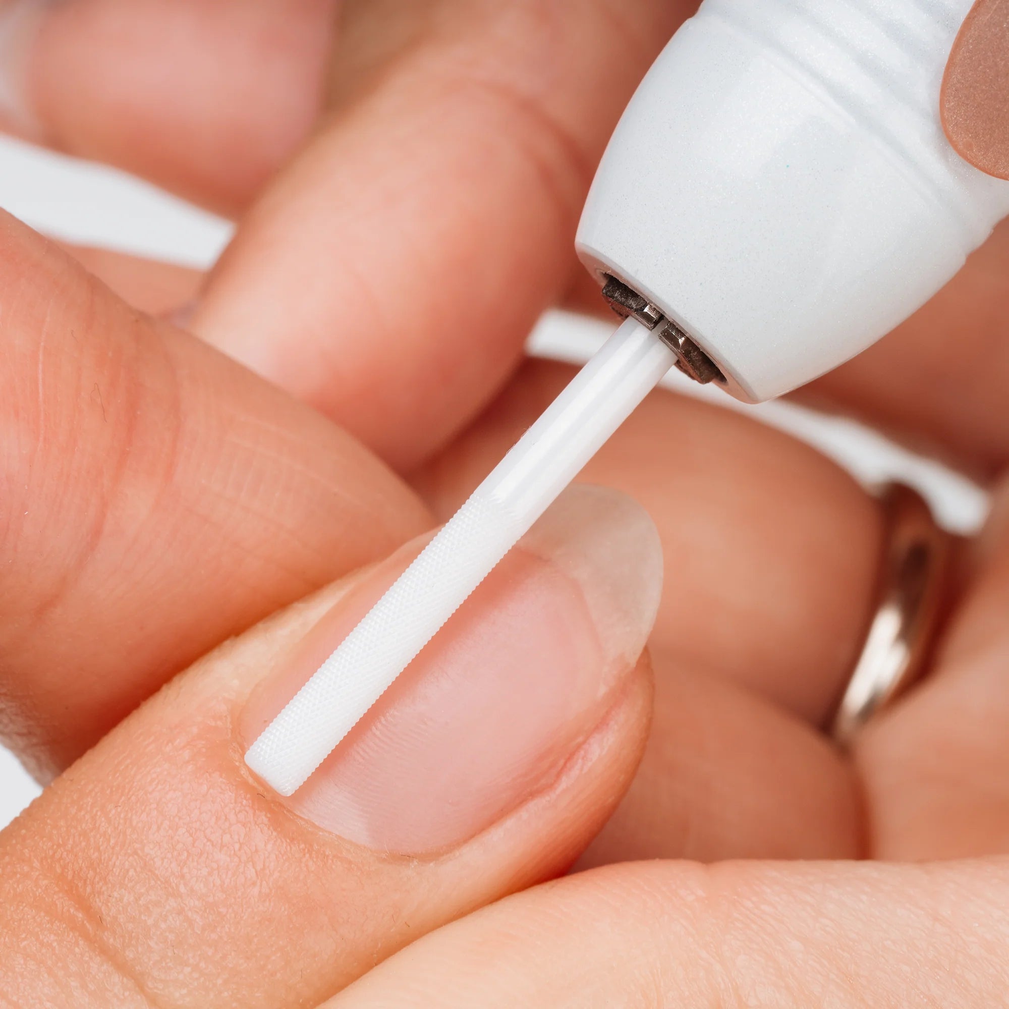 Aprés Natural Nail Buffer Bit - White Ceramic