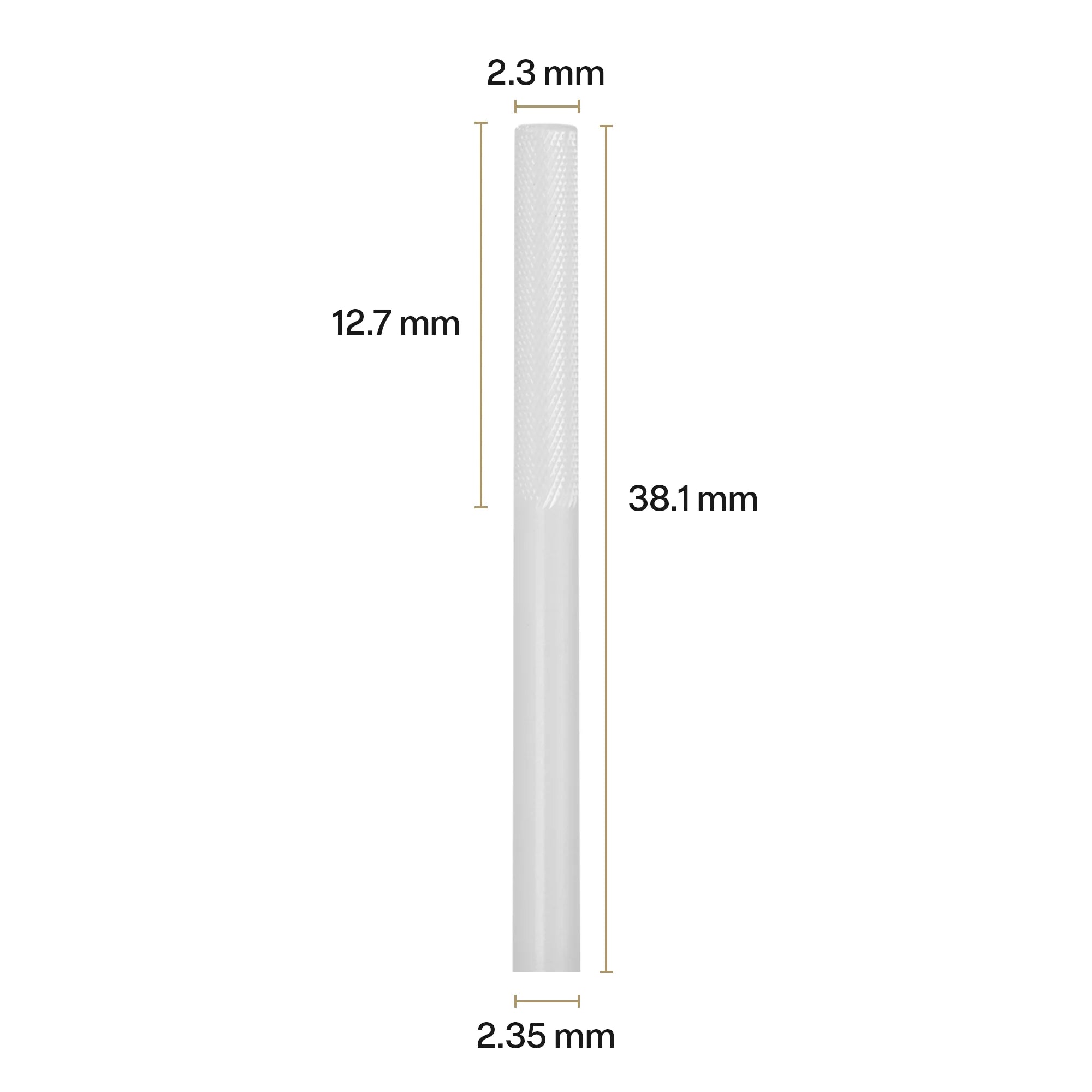Aprés Natural Nail Buffer Bit - White Ceramic