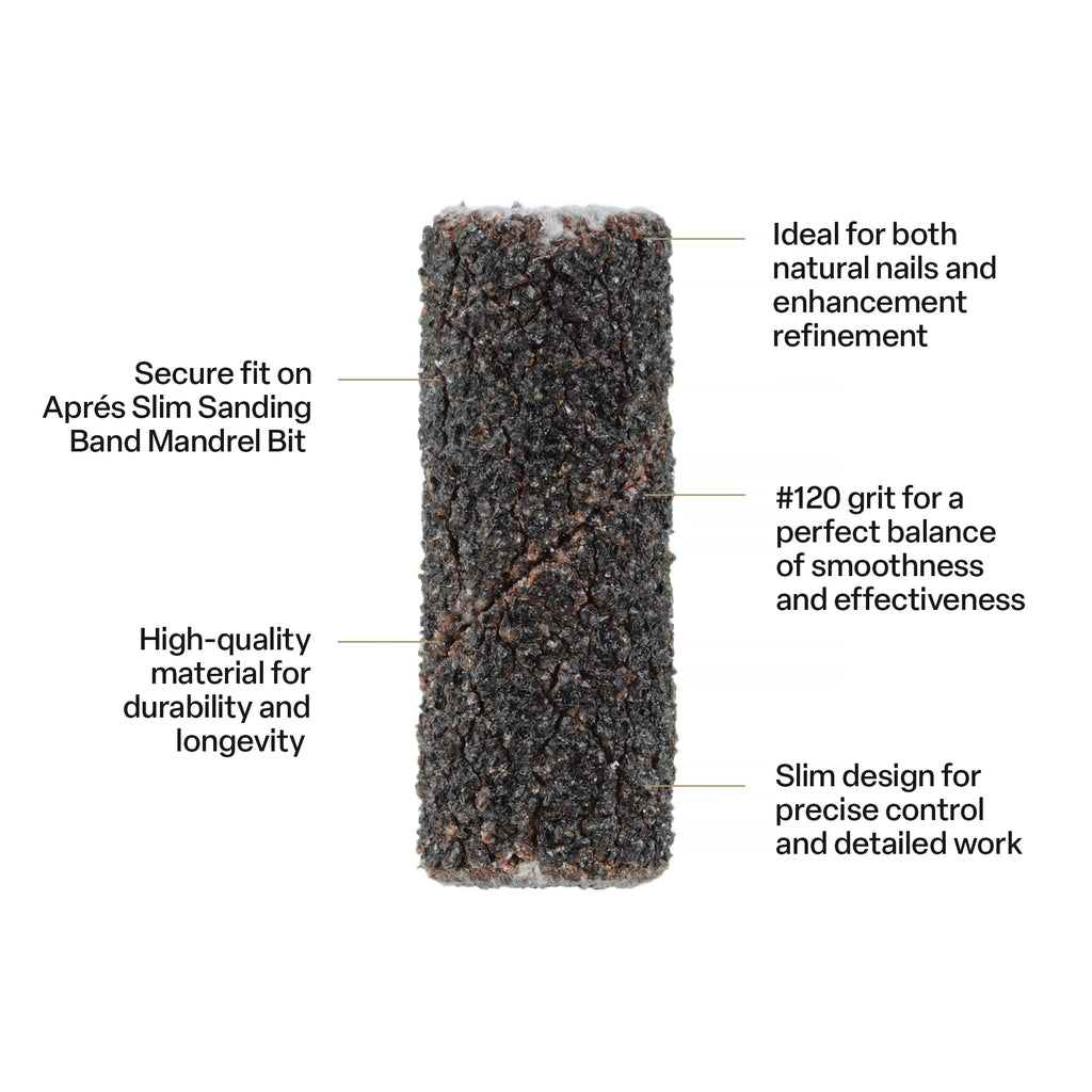 Slim Sanding Band 120G, 100pcs