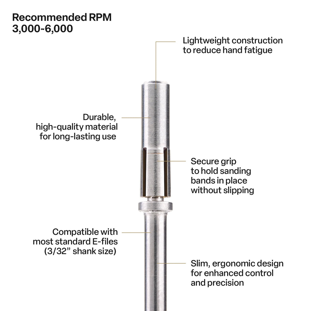 Slim Sanding Band Mandrel Bit